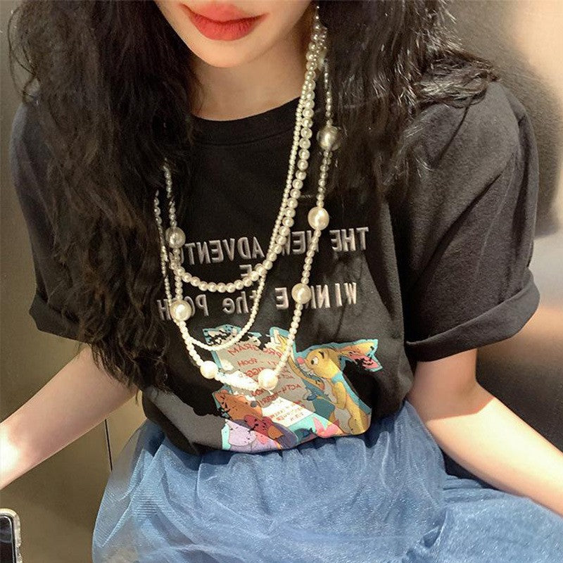 引き出し式パールネックレス