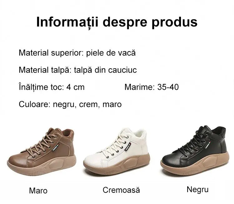 【35-40】レトロロッキングシューズ厚底牛革新しいファッション万能カジュアルシューズ