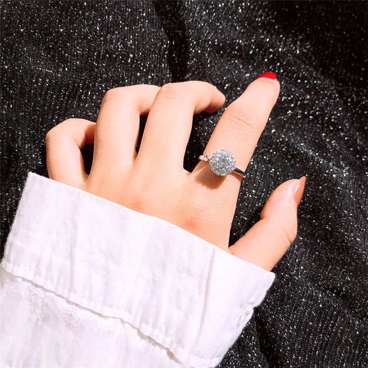 🎄HOT SALE 💖クリスタル回転リング✨
