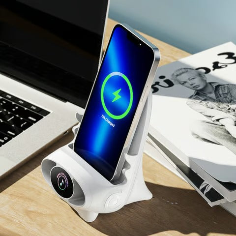 ミニチェア ワイヤレス急速充電器 多機能電話ホルダー