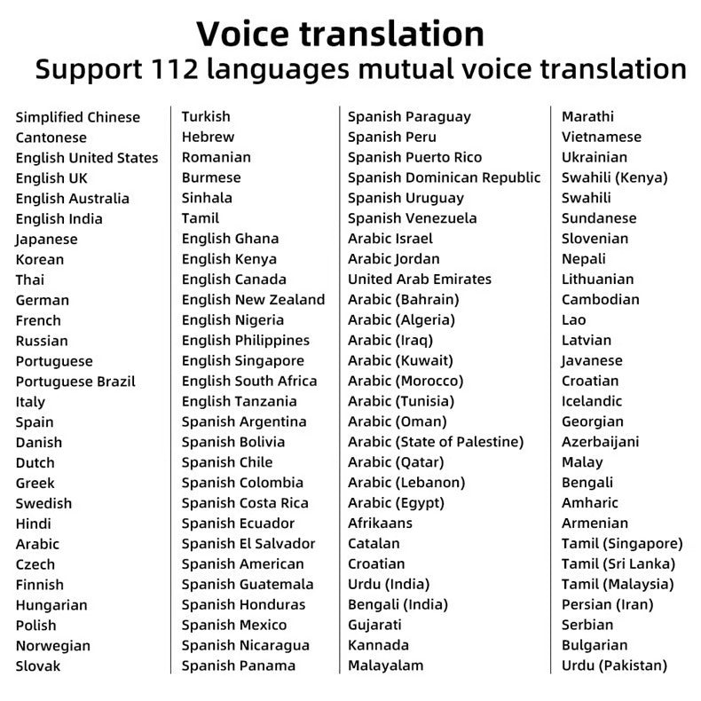 112 言語に翻訳、ペンで読む(送料無料)