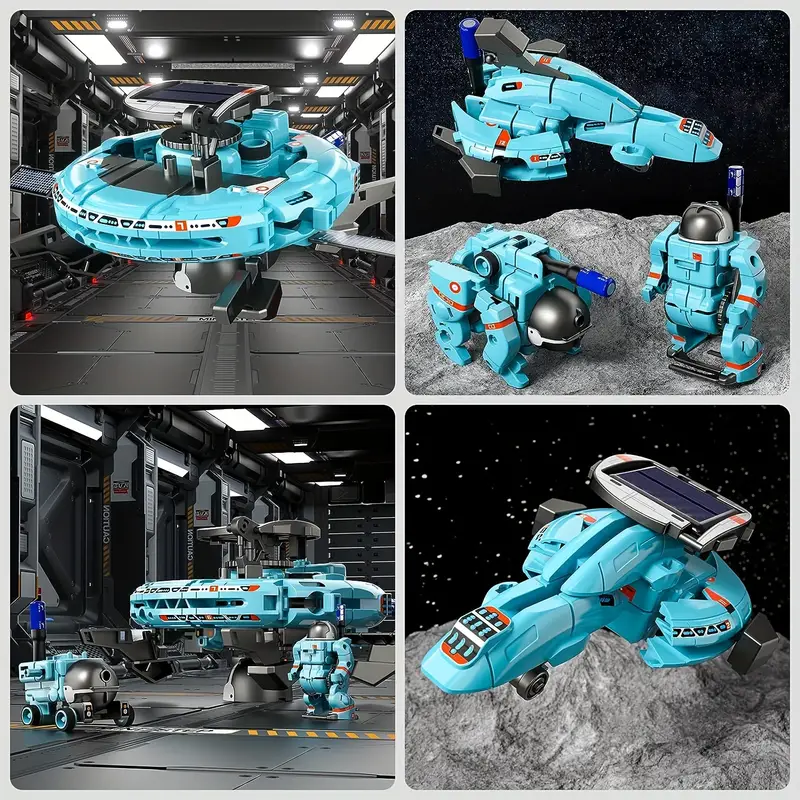 6-in-1 STEM ソーラー ロボット キット
