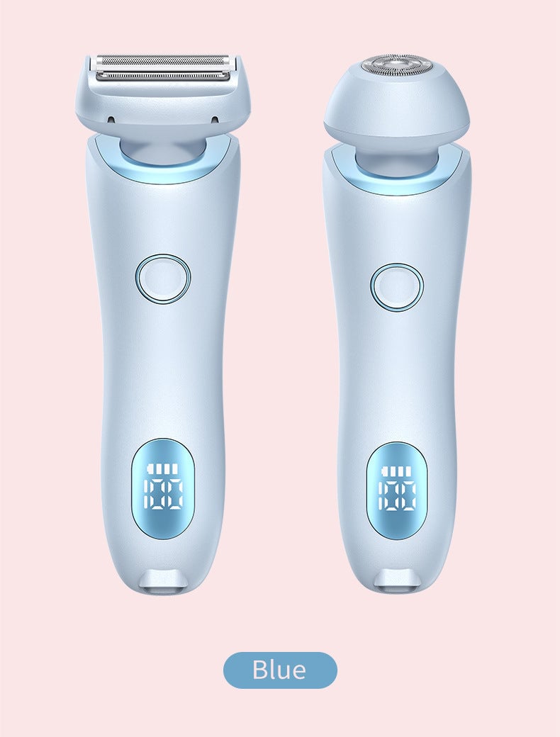 ダブルヘッド電気シェーバー、全身アーティファクト脇毛・脚毛トリマー