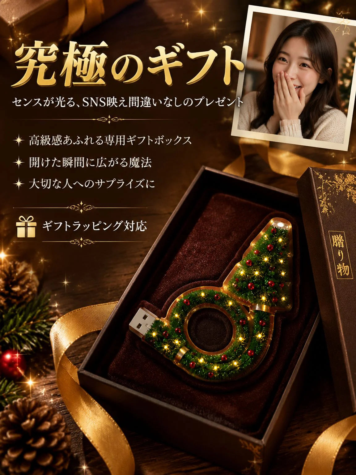 クリスマス用デコレーションライト。天井や部屋を幻想的に照らし出します
