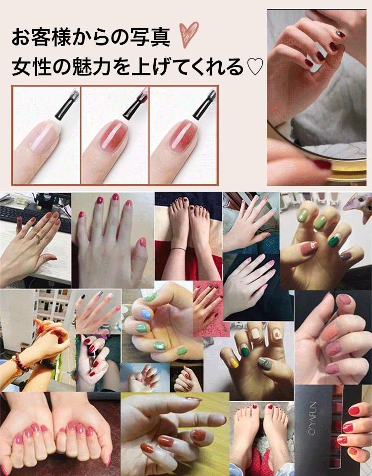 (3本入) 速乾性マニキュア