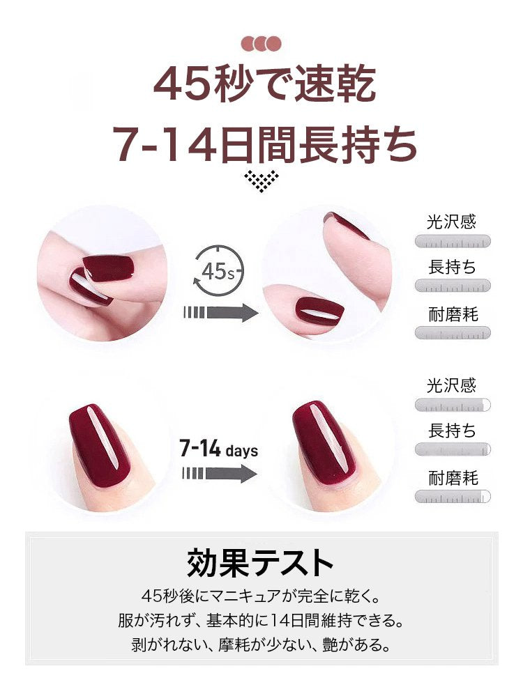 (3本入) 速乾性マニキュア