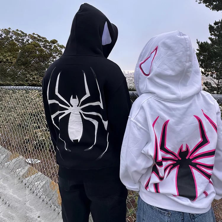 スパイダージップパーカー