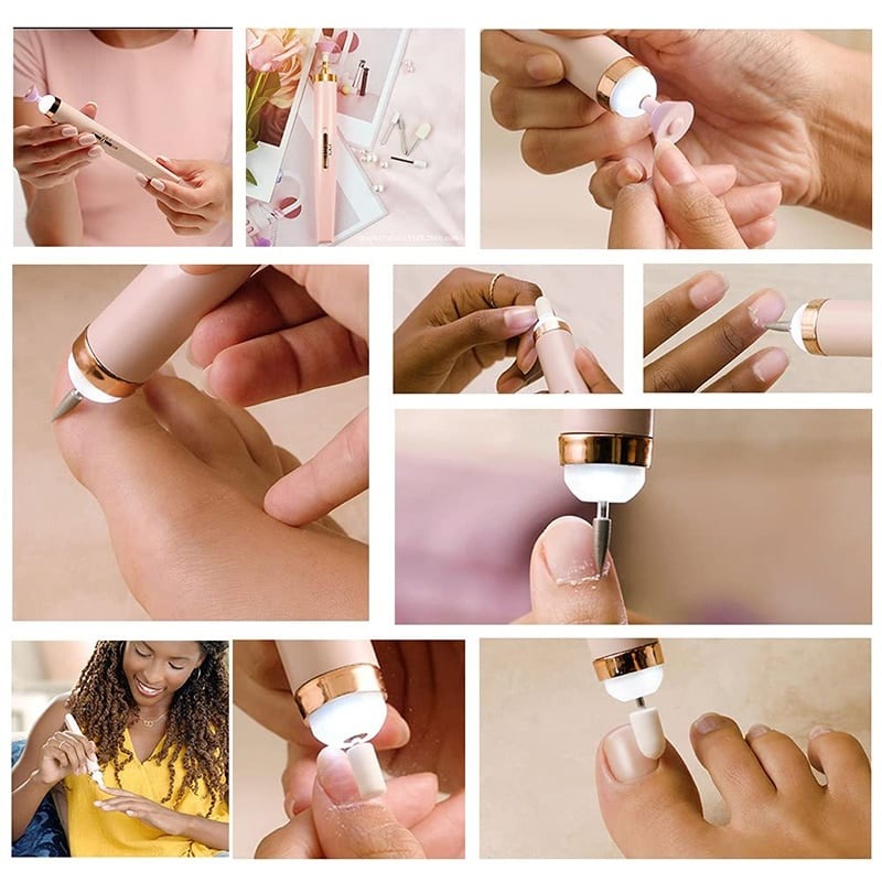 🔥最終日 -49% オフ🔥GLAMICS 電動プロフェッショナルマニキュアネイルマシンセット💅