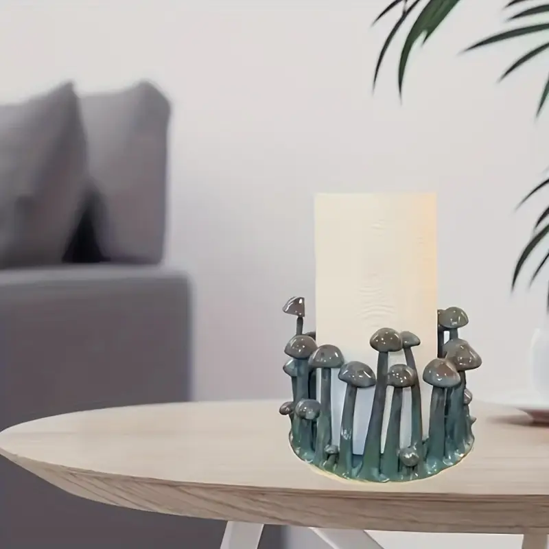 マッシュルーム柄ペーパータオルホルダー