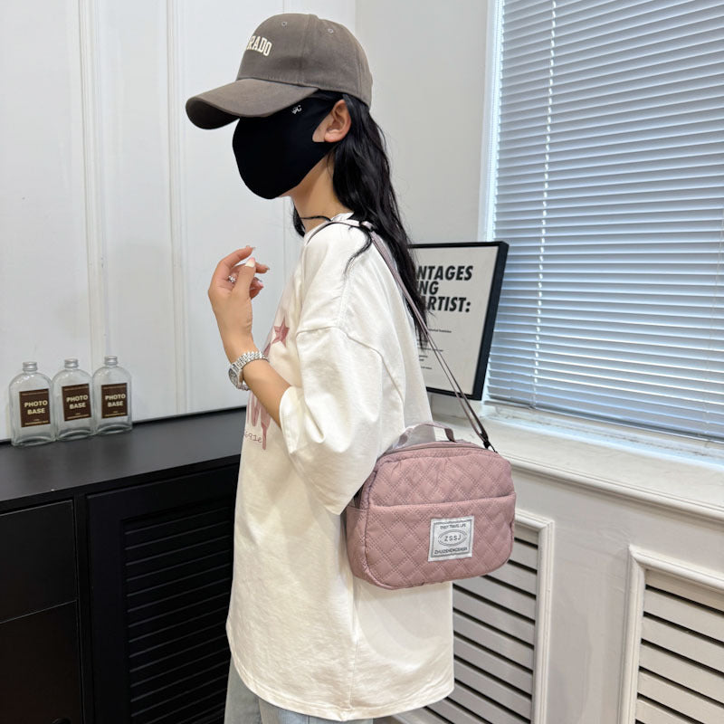 ダイヤモンドグリッド大容量トラベルバッグセット ウェットとドライを分けて収納可能