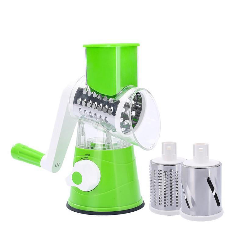 🥳3-in-1 回転チーズおろし器野菜スライサー
