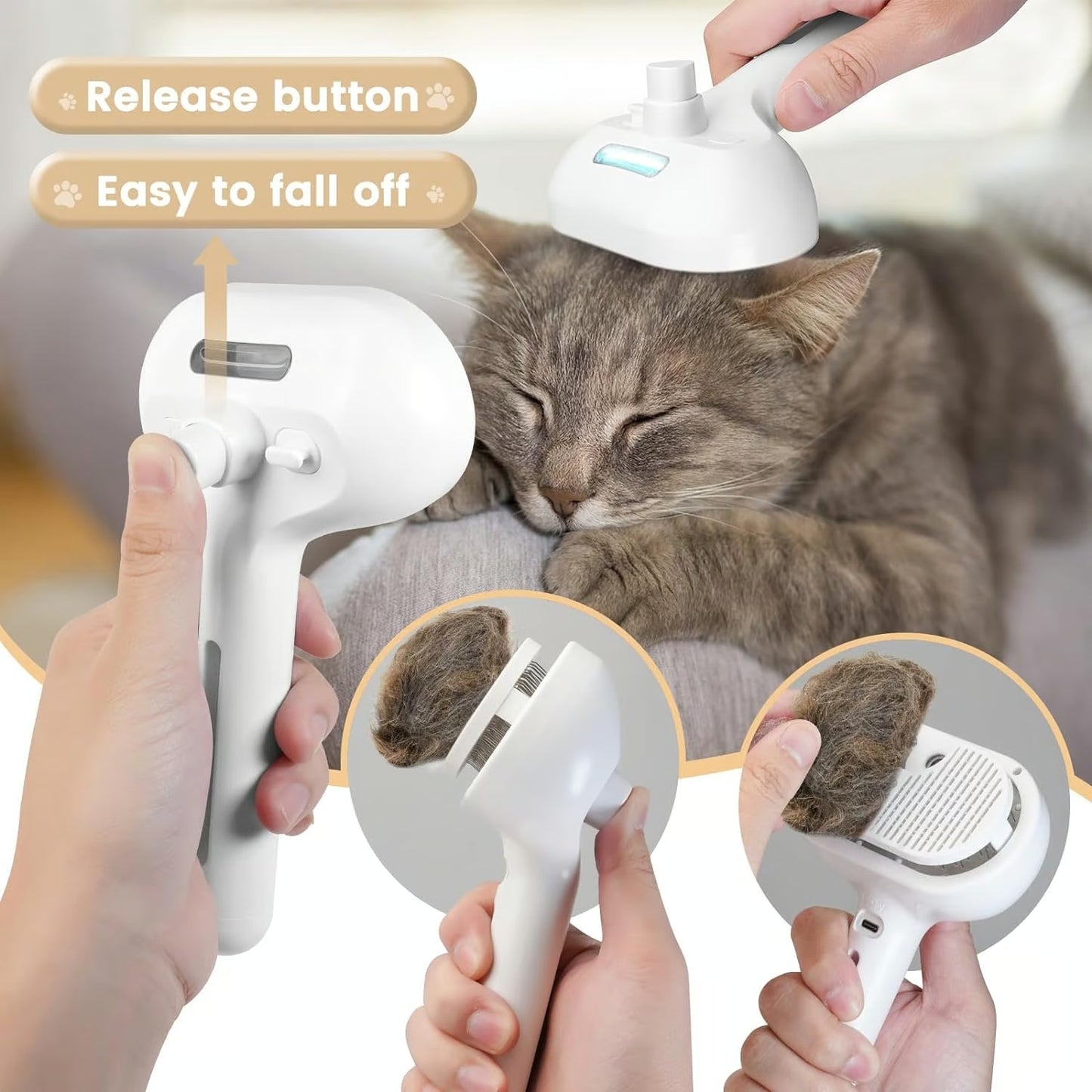 ✨1つ買うと1つ無料💥ペット用スプレー除毛コーム🐶