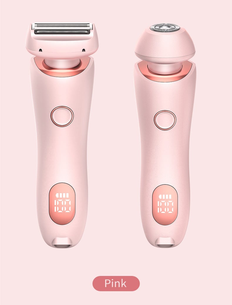 ダブルヘッド電気シェーバー、全身アーティファクト脇毛・脚毛トリマー
