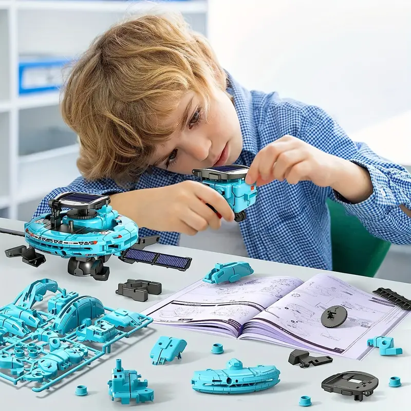 6-in-1 STEM ソーラー ロボット キット