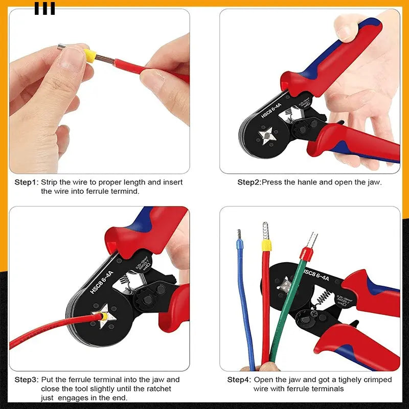 🔥🔥【49%OFF】🛠️🛠️チューブ端子用圧着ペンチセット