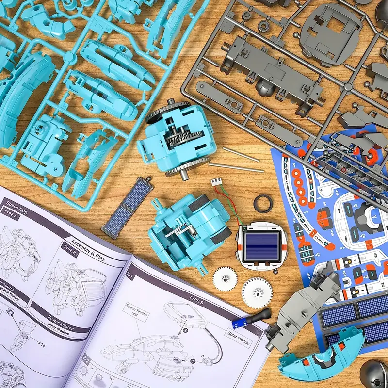 6-in-1 STEM ソーラー ロボット キット