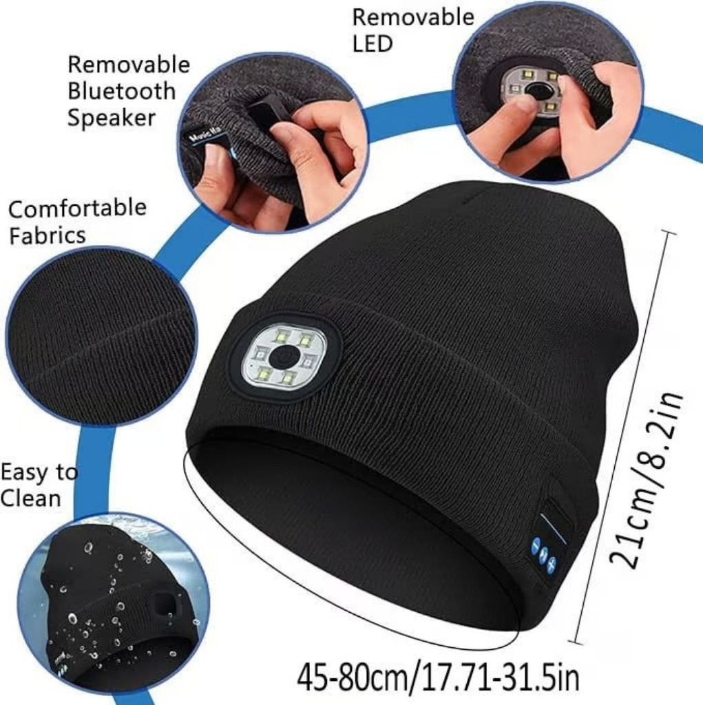 ❤️🔥ホットセール 49%OFF 🔥 3イン1機能 Bluetooth ビーニー