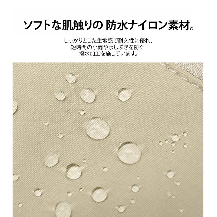 機能性とスタイルを両立。軽くて防水の大容量ショルダー(女性用)