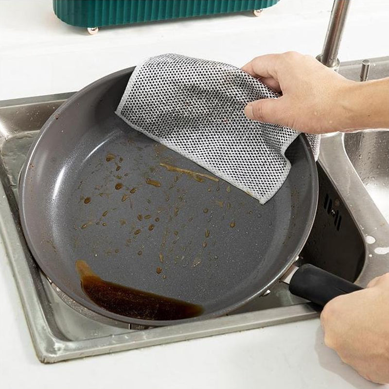 10個購入で10個無料！｜EwanhaoClean™｜多目的二重構造オーバーロック金属ワイヤークロス。頑固な汚れを効果的に落とします。【キャンペーン最終日】