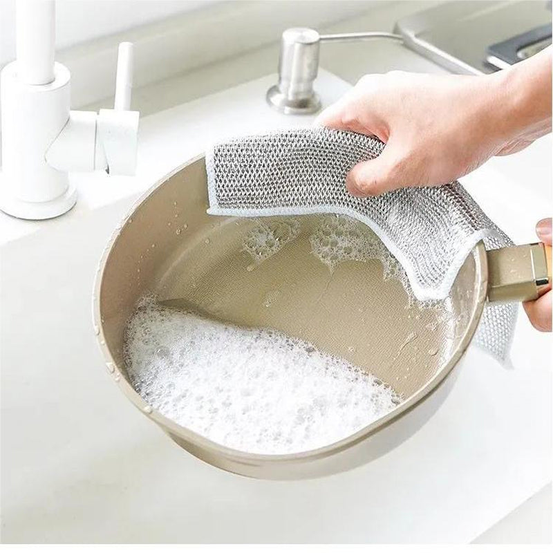 10個購入で10個無料！｜EwanhaoClean™｜多目的二重構造オーバーロック金属ワイヤークロス。頑固な汚れを効果的に落とします。【キャンペーン最終日】