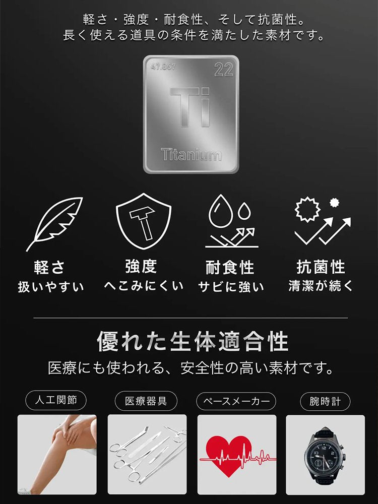 【時短効率アップ】4in1純チタンまな板