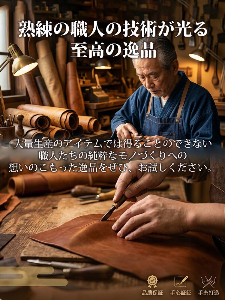 【手のひらサイズ】ガバッと開く驚きの収納力！最高級イタリア本革ミニ財布