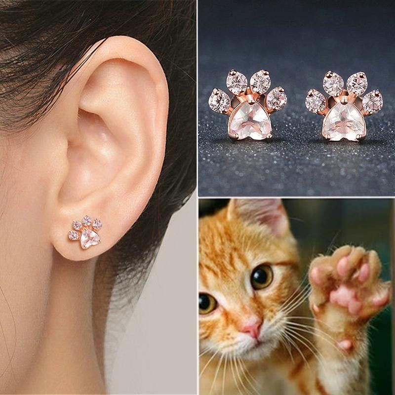 1 ペア購入すると、かわいい猫の爪ピアスが 1 ペアプレゼントされます