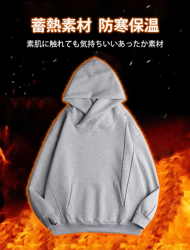 【日本の美学が息づく最新トレンド】日本の「わび・さび」の精神を融合させた、神秘的な佇まいとマイナス10℃の極寒にも耐えうる高機能を兼ね備えたフーディー。顔周りを覆う二重構造のハイネックと、美しいシルエットを際立たせる立体的なカッティングが特徴です