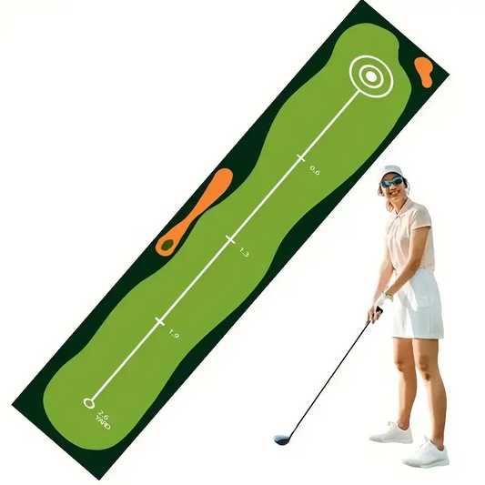 50cm x 300cm ゴルフトレーニングマット 滑り止め加工 | 自宅/屋外練習用屋内パッティンググリーンカーペット - あらゆるスキルレベルに対応、パーティー、チームビルディング、様々な屋内外アクティビティに最適