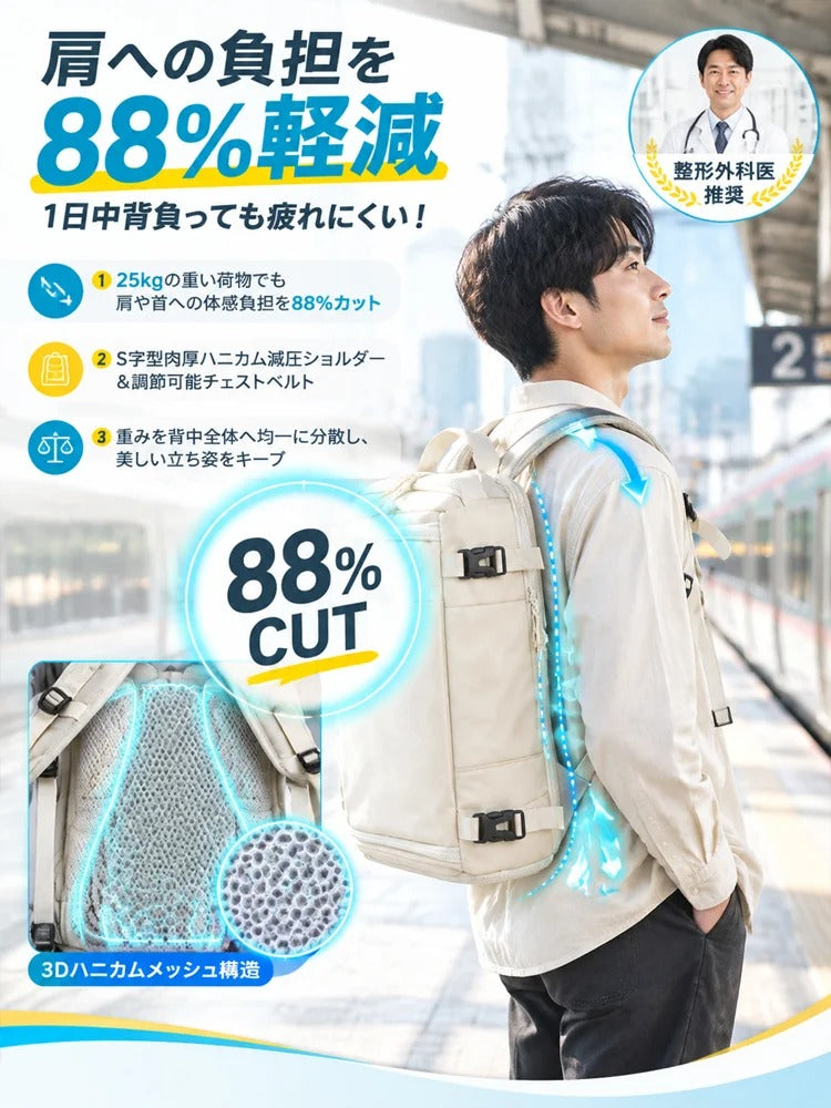 【SNSで話題沸騰】拡張型リュックサック