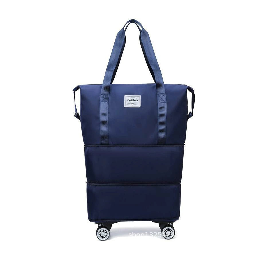 大容量40L、60L、80L、4ベイ以上に拡張可能、取り外し可能なキャスター付きボストンバッグ